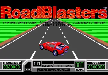 RoadBlasters (Japan) screen shot title